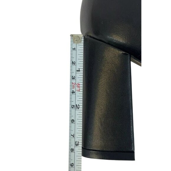 PIERRE DUMAS / Lover-1 / Black / Faux Leather / Pointed / Toe Block Heel / Pumps - Picture 5 of 7